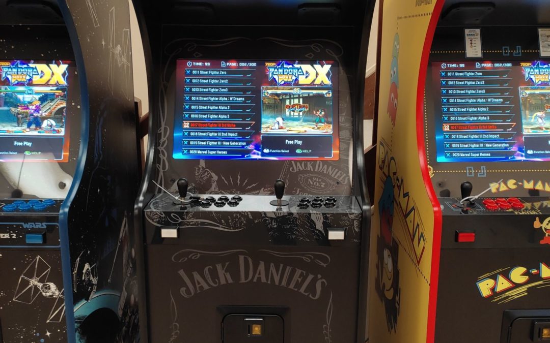 Borne d’arcades Jack Daniel’s – Deux choix de couleurs !